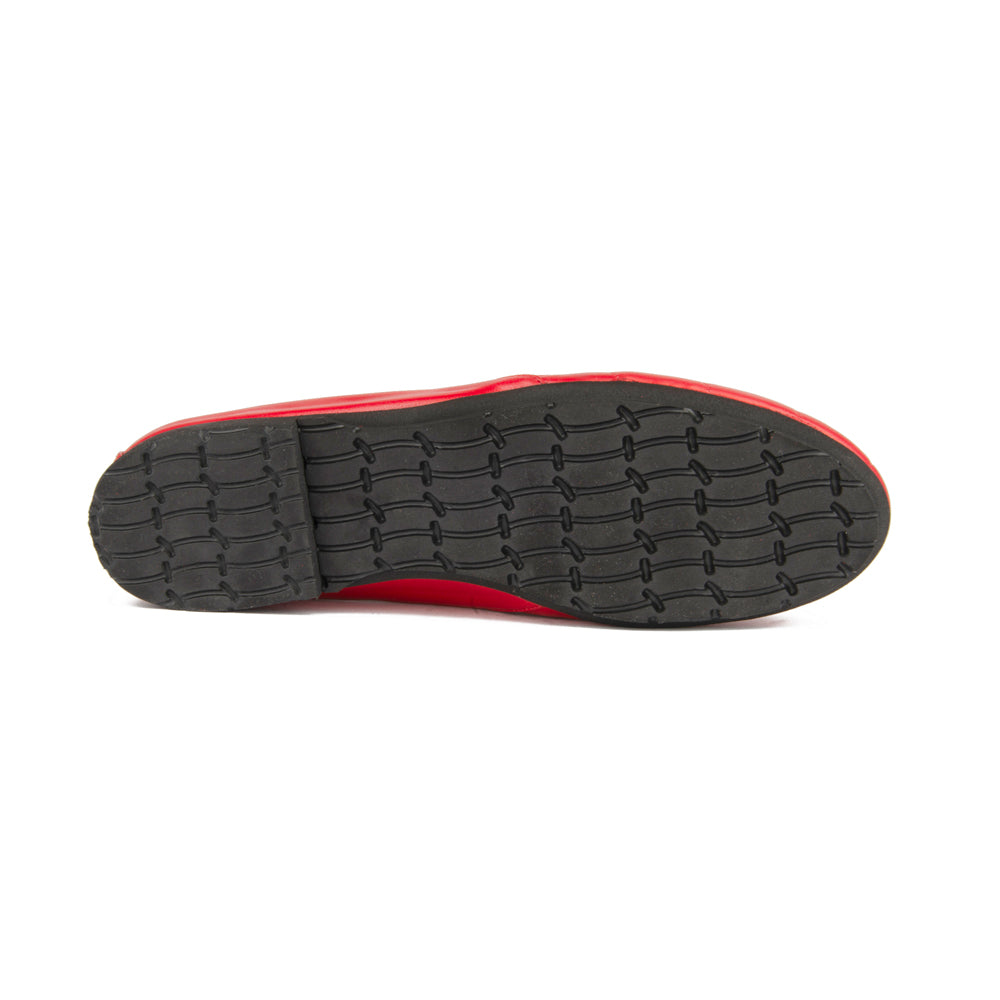 RED QUILTED NAPPA