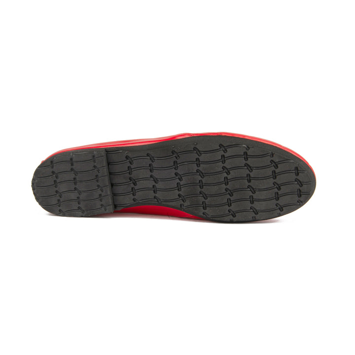 RED QUILTED NAPPA