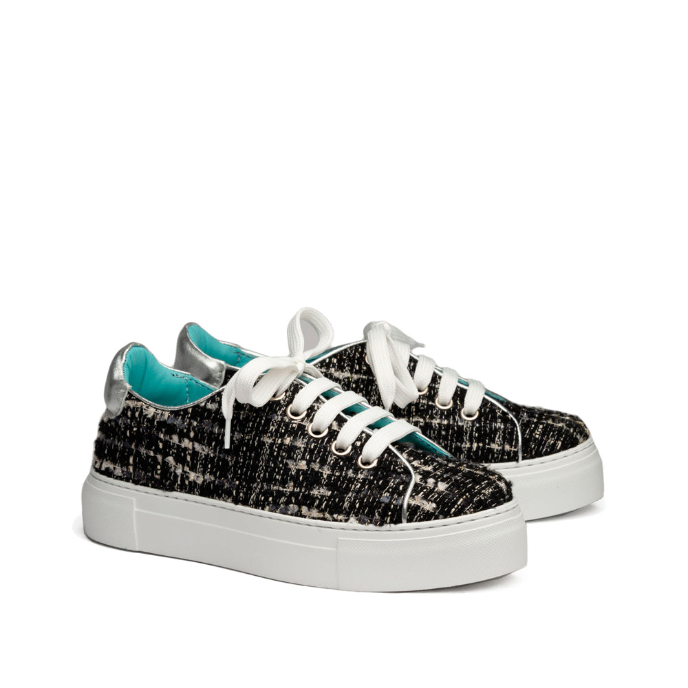 BLACK FABRIC SNEAKER