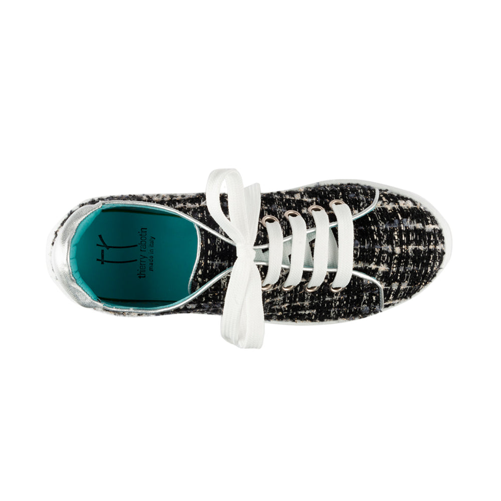 BLACK FABRIC SNEAKER