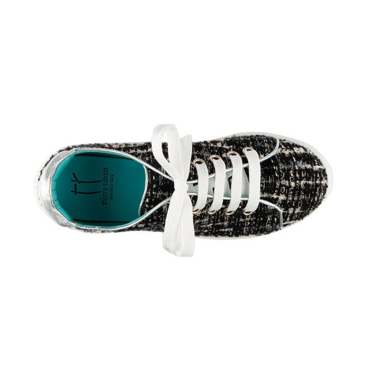 BLACK FABRIC SNEAKER