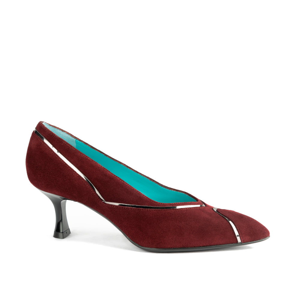 BURGUNDY SUEDE