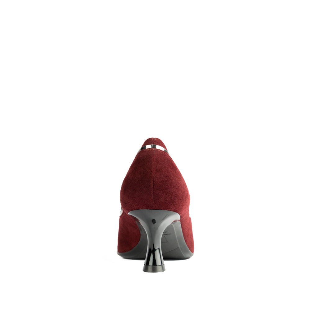 BURGUNDY SUEDE