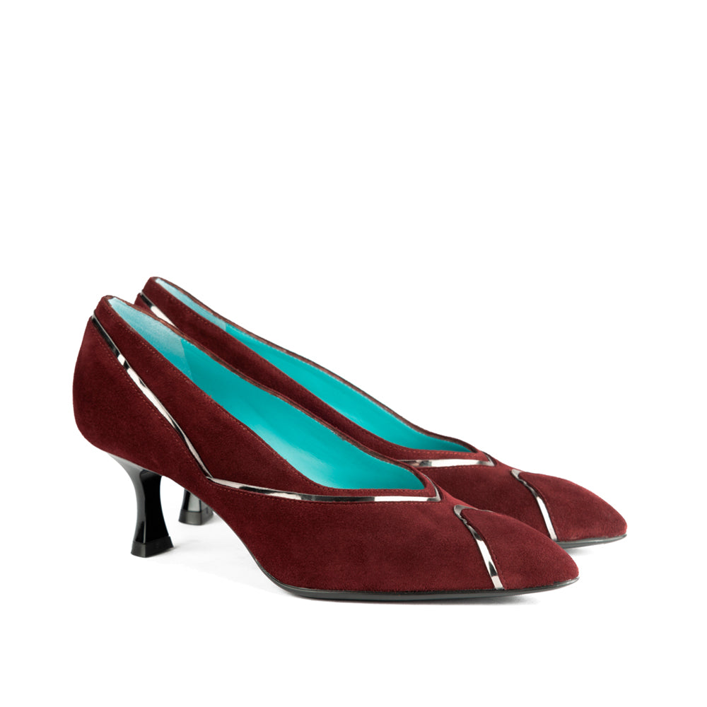 BURGUNDY SUEDE