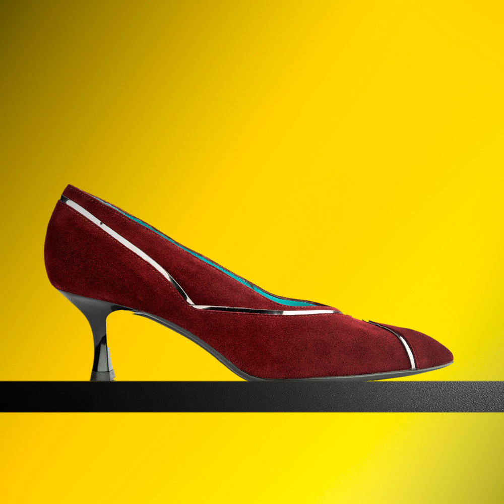 BURGUNDY SUEDE