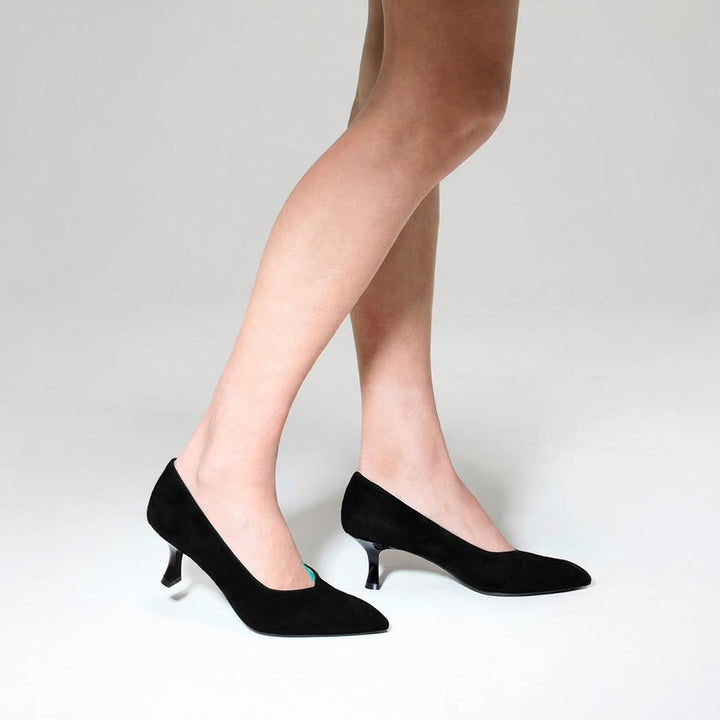 ROMANE BLACK SUEDE