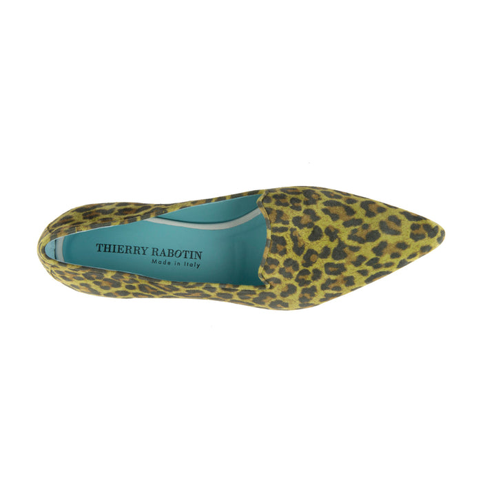 GREEN LEOPARD SUEDE
