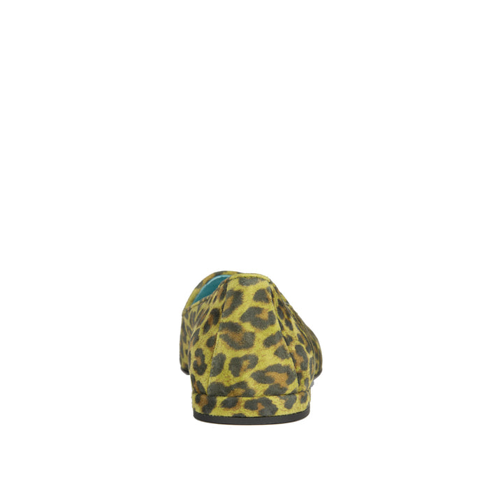 GREEN LEOPARD SUEDE