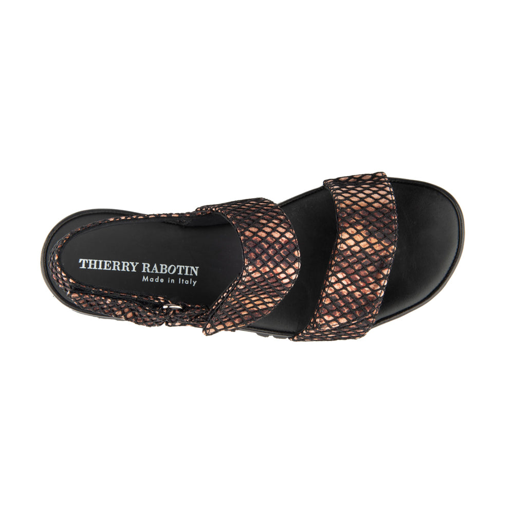 BROWN METALLIC DIAMOND FABRIC