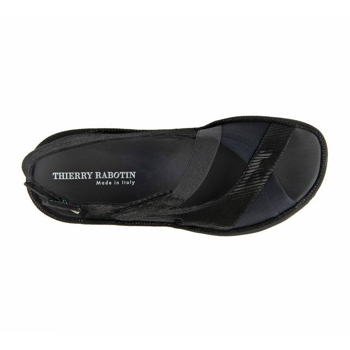 BLACK TEXTURED STAMPED SUEDE