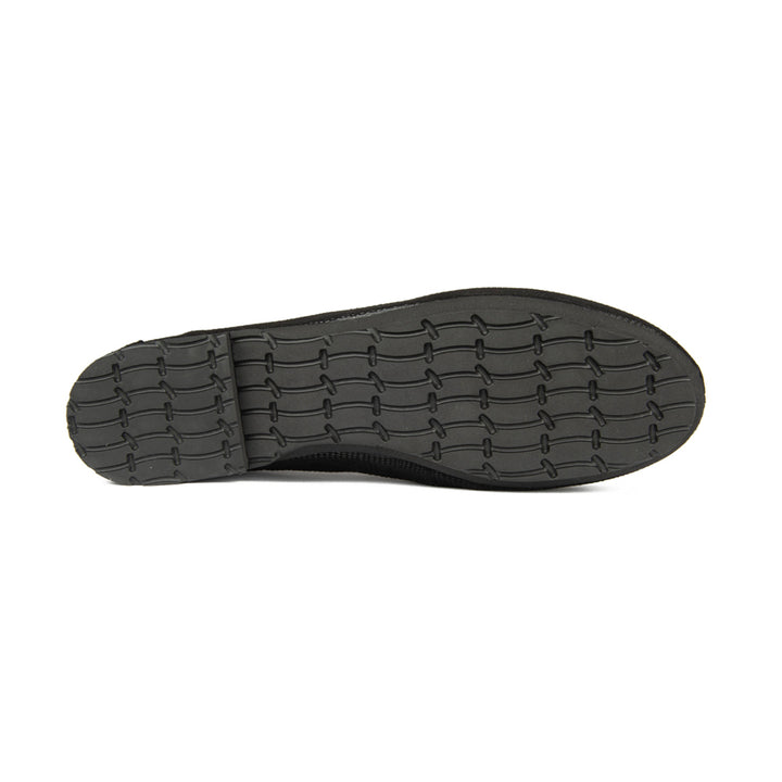 BLACK TEXTURED SUEDE