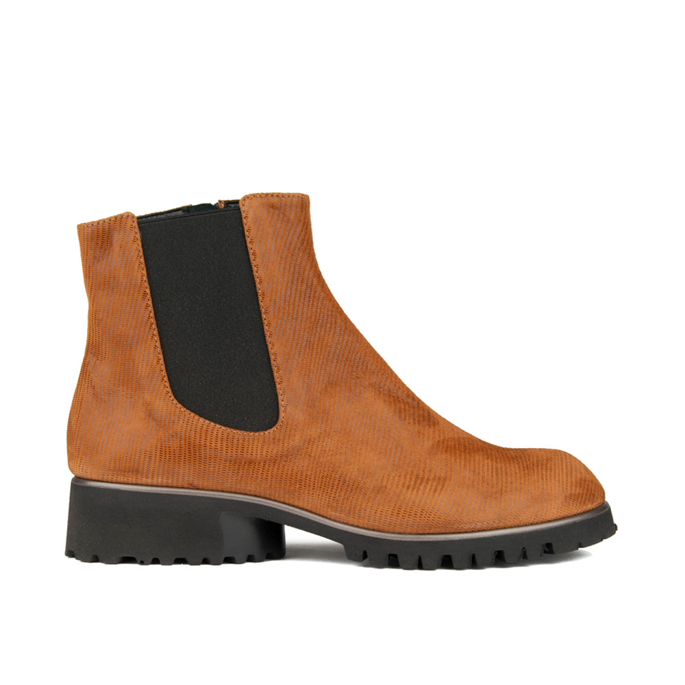COGNAC TEXTURED LEATHER