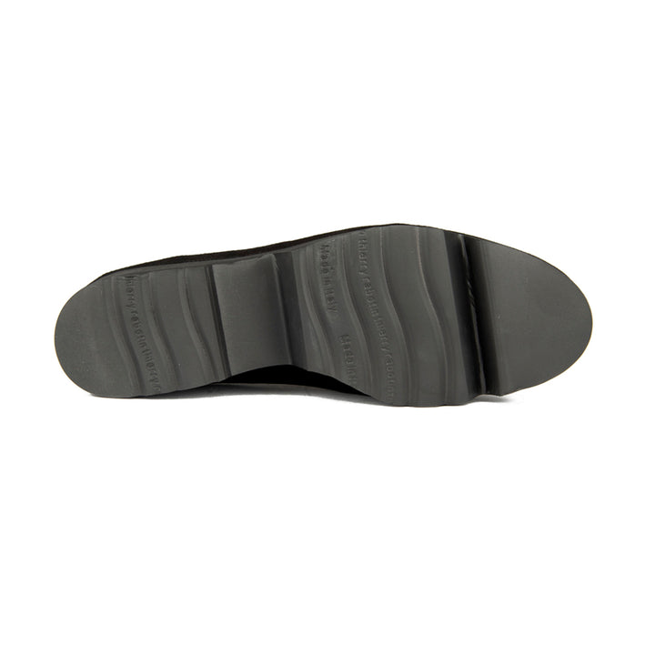 BLACK TEXTURED SUEDE
