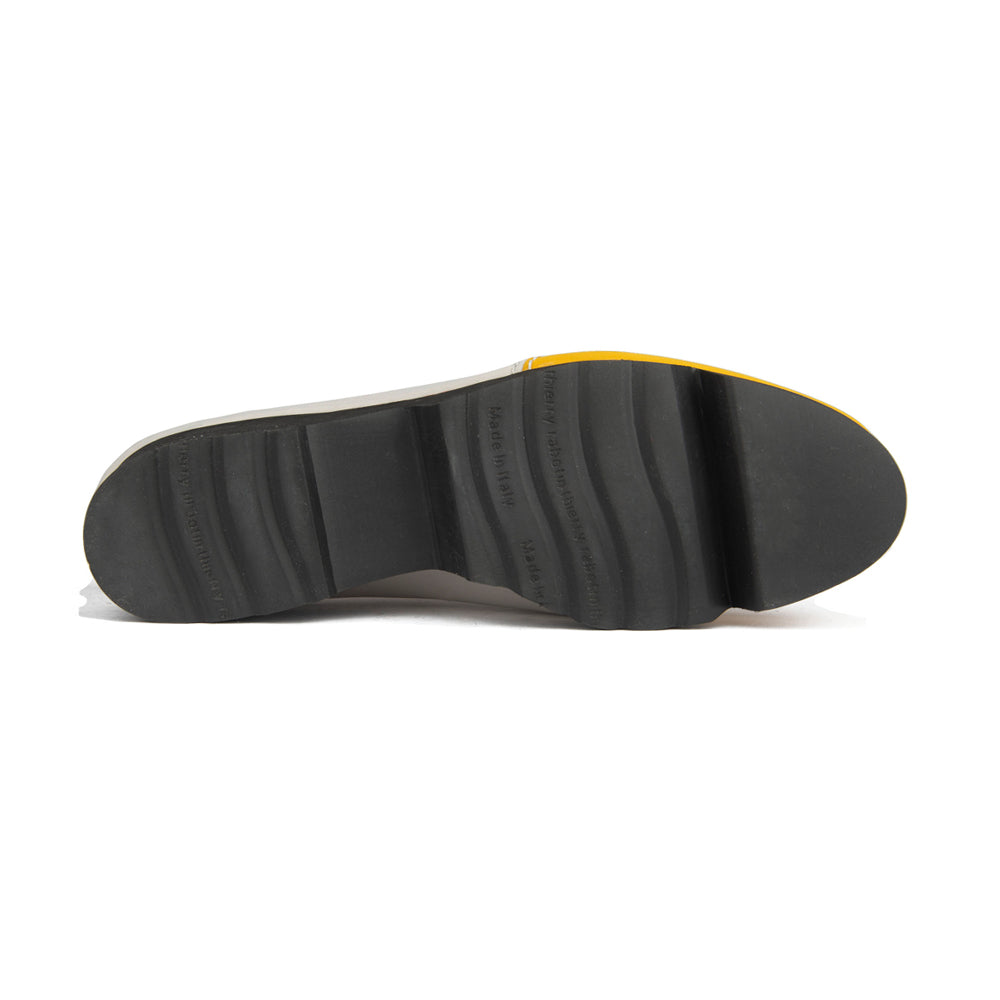 YELLOW AND LIGHT GRAY MICROFIBER
