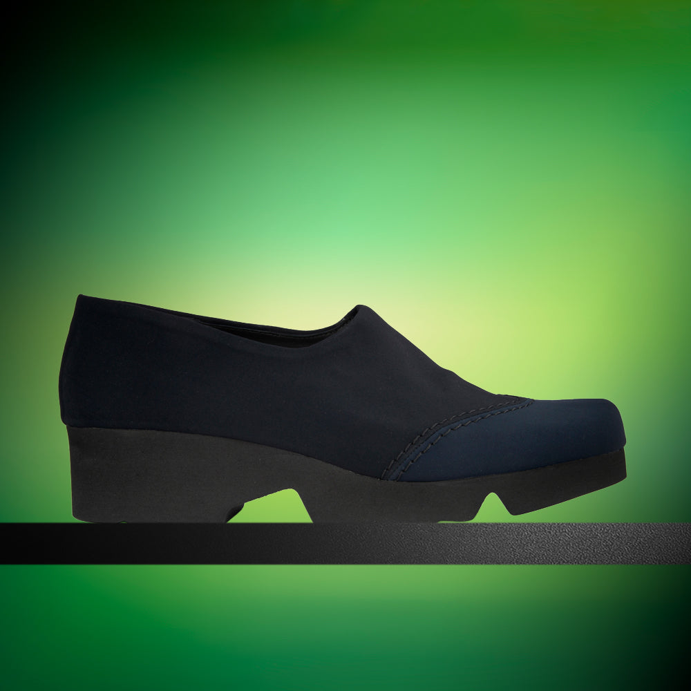 DENNY BLACK AND NAVY MICROFIBER