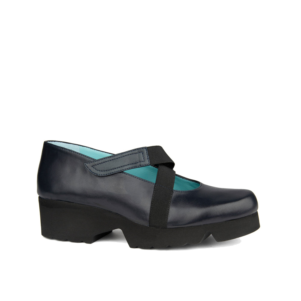 NAVY LEATHER