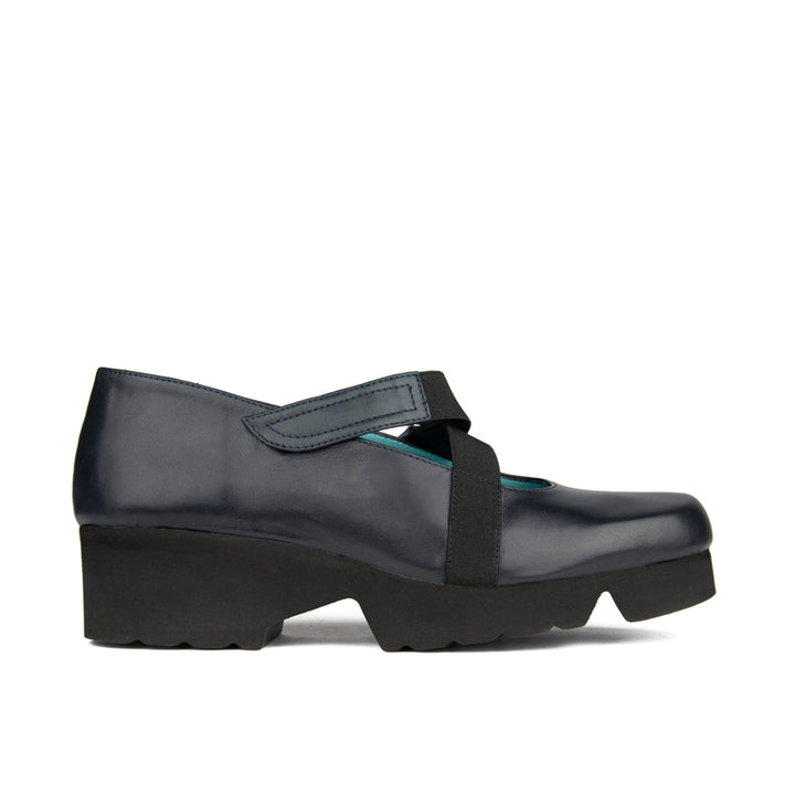 NAVY LEATHER