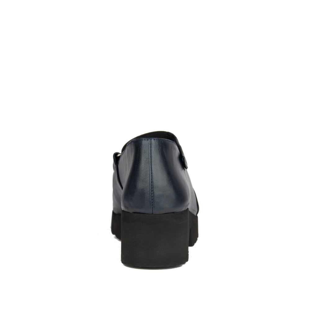 NAVY LEATHER