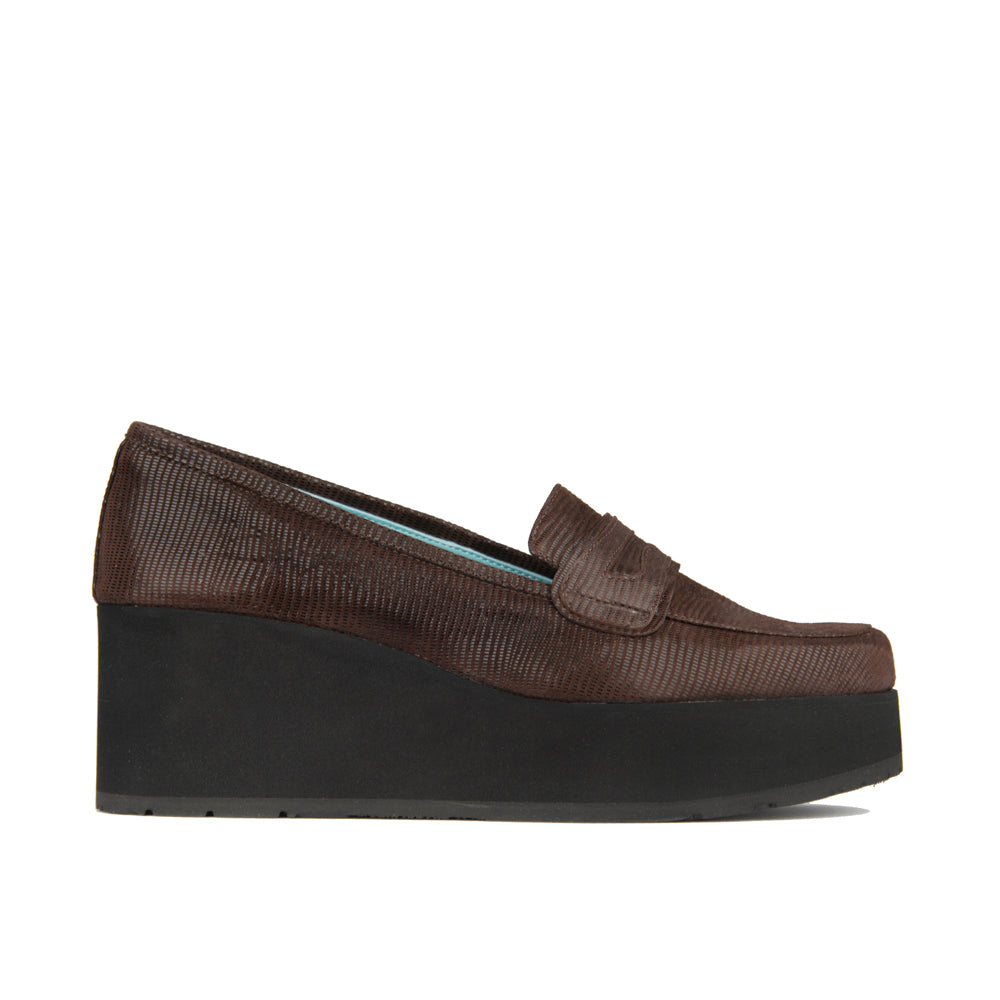 MEICO BROWN STAMPED SUEDE