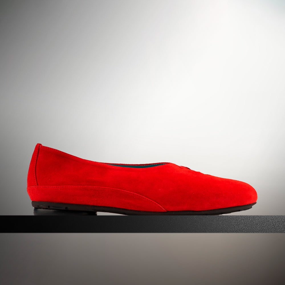 RED SUEDE
