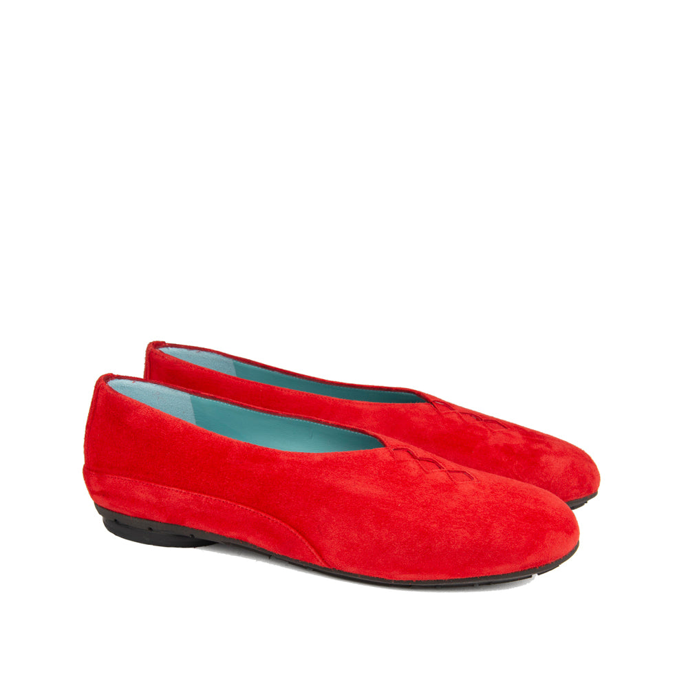 RED SUEDE