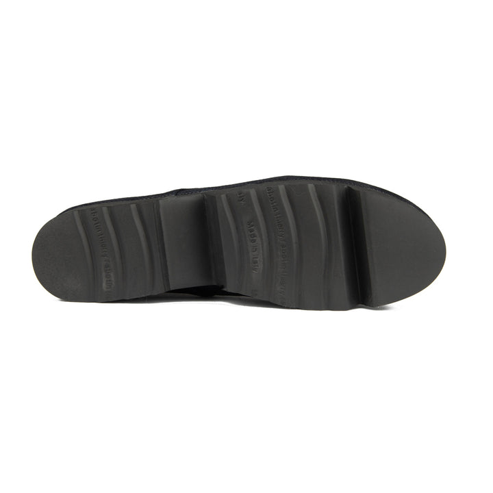 BLACK AND NAVY TEXTURED NAPPA