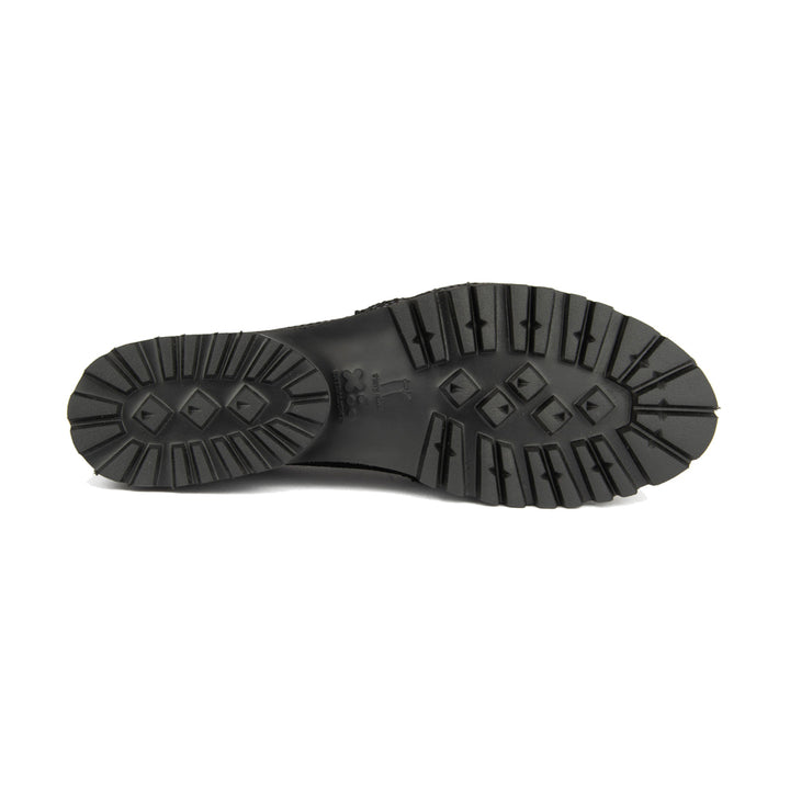 BLACK TEXTURED LEATHER