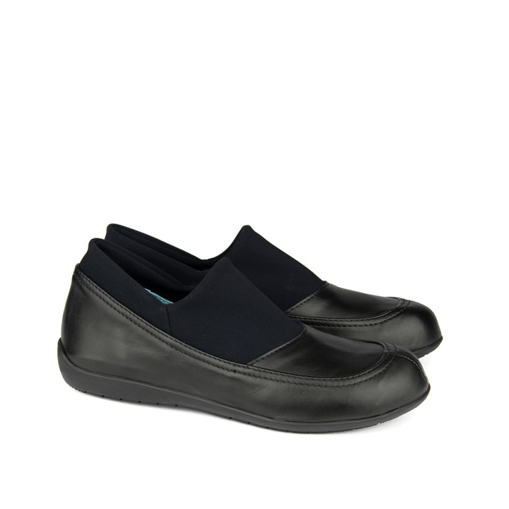  BLACK LEATHER AND MICROFIBER