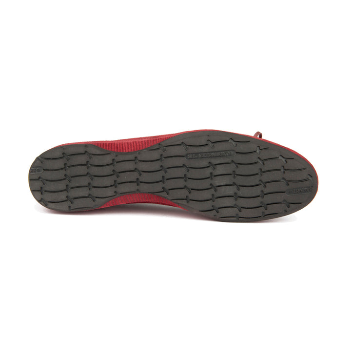 RED TEXTURED SUEDE