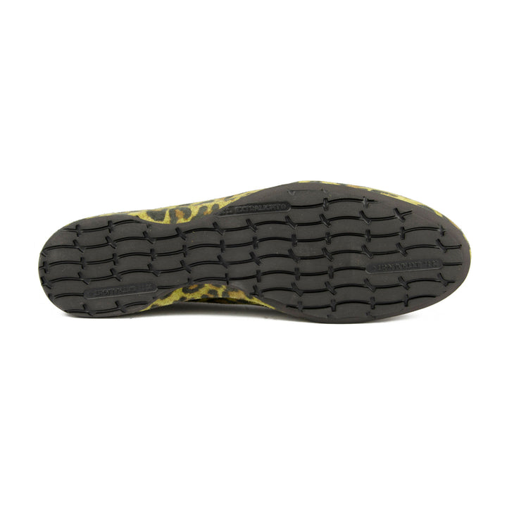 OLIVE SUEDE LEOPARD