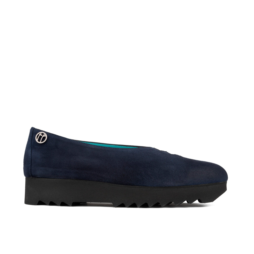 T GRACE NAVY SUEDE