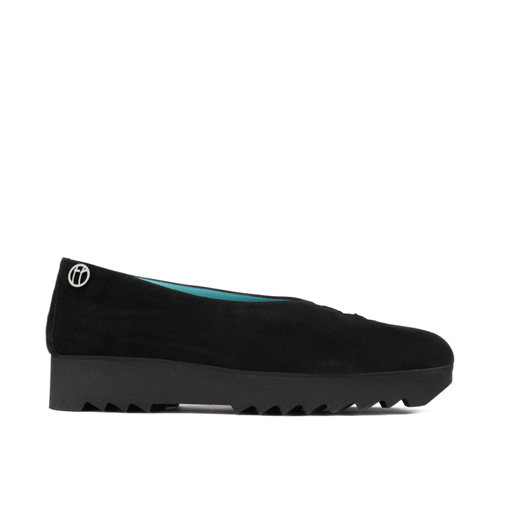 T GRACE BLACK SUEDE