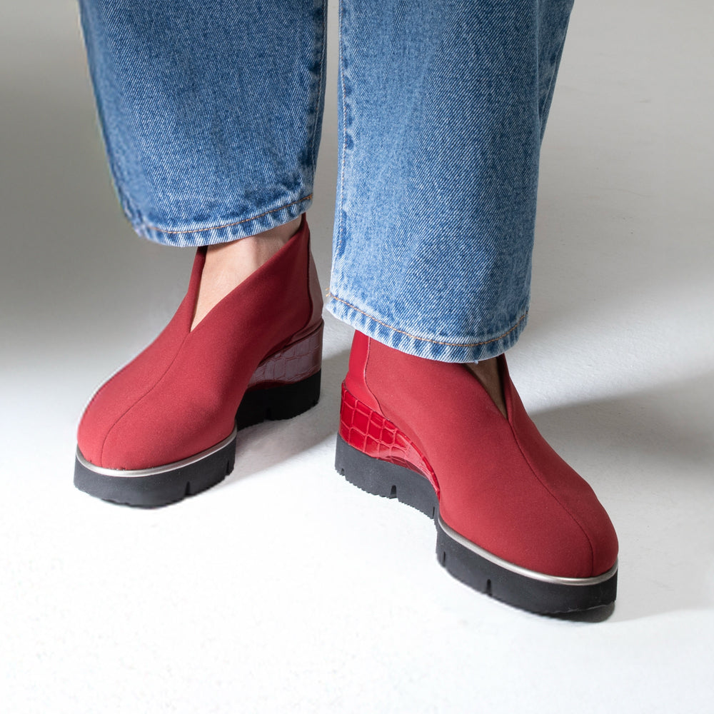 RED MICROFIBER